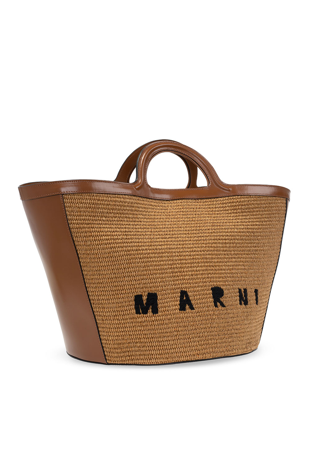 Marni accordion pocket style shoulder bag - 'Tropicalia